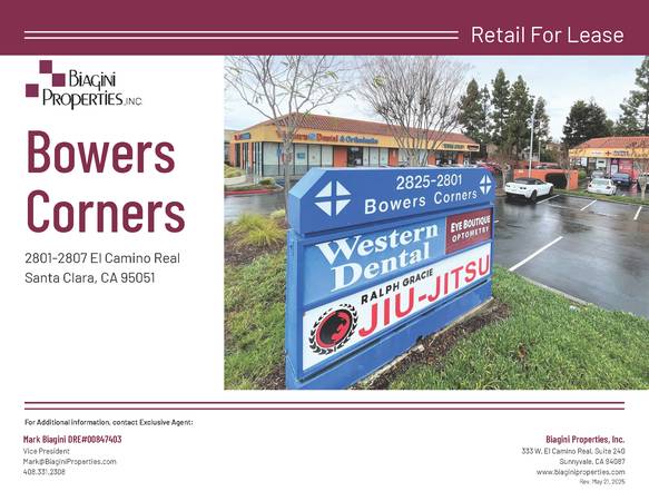 Retail | Office For Lease El Camino Real at Bowers  Avenue 1