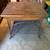Nice wrought iron coffee table with wood top 3 thumbnail