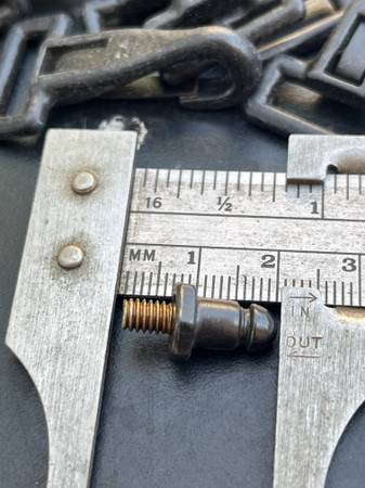 Military issue fabric fasteners snap hook push the dot 1