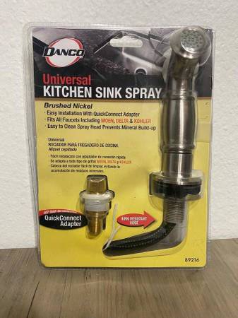 DANCO Universal Kitchen Sink Spray in Brushed Nickel 1