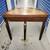 Vintage Georgian Style Demilune Flip Top Console Game Table 13 thumbnail