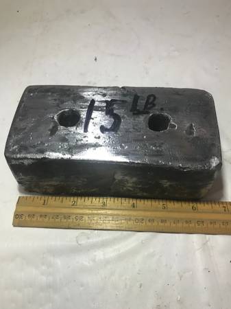 15 Pound Lead Brick 1