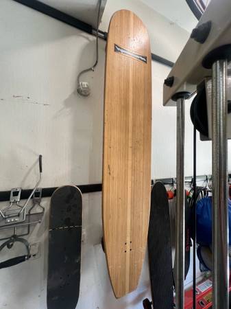 HAMBOARDS LONG BOARD WITH SKATE POLE 1