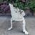 Vintage Victorian Style Cast Iron Grapevine Settee 6 thumbnail