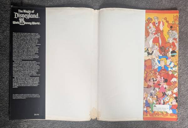 The Magic of Disneyland and Walt Disney World from 1979 - books