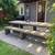 Modern farm house table set, brand new handmade 4 thumbnail