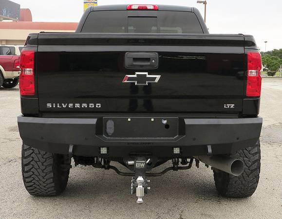 New Heavy Duty Smooth Rear Bumper Chevy 2011 - 2019 2500 3500 1