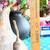 3 gourds bird houses garden decor craft supplies tree hanging home 5 thumbnail