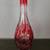 Bohemian Ruby Red Cranberry Crystal Cordial Wine Decanter Genie Bottle 3 thumbnail