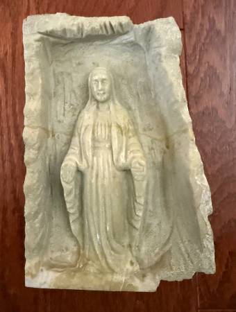 Carved Stone Religious Figure 1