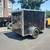 2025 Arising 5x8 V Nose Enclosed Cargo Utility Trailer BLACK 3k 4 thumbnail
