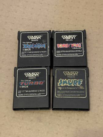 Colecovision 4 Cartridge Games Lot 1