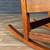 Arts & Craft Mission Tiger Oak & Leather Rocking Chair by Stickley, c. 8 thumbnail