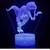 3D T-Rex Dinosaur Desk Lamp Remote Optical Illusion LED Nightlight 4 thumbnail