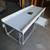 Custom-Built Extruded Aluminum & Plastic Worktable 96" W x 34" D x 32" 6 thumbnail
