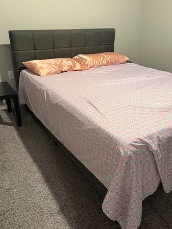 Zinus Bed plus Ashley memory foam mattress 1