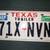 License Plate - Texas Trailer - 1986 thru 1989 or 1990 - NEW / NOS 1 thumbnail