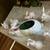 vintage rabbit planter with bunnies 2 thumbnail