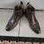 Men's Dress boots dark brown leather size 9 3 thumbnail