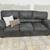 Ashley Furniture Dark Gray 3-Seater Sofa Set 4 thumbnail