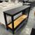 Console Sofa Table with Woven Rattan Bottom Shelf Black - Threshold 2 thumbnail