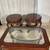 Glass & Wood Coffee Table Set Of 3 1 thumbnail