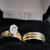 14k gold and diamond solitaire wedding set 1 thumbnail