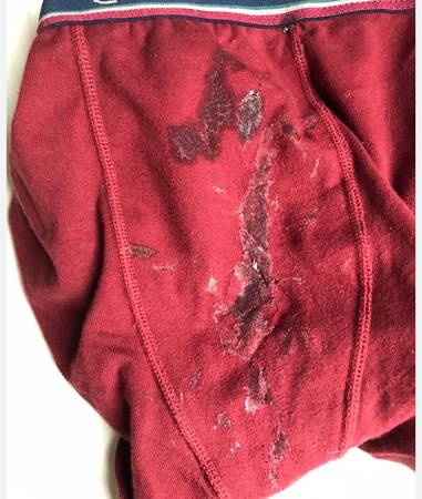 Used underwear with come on it 1