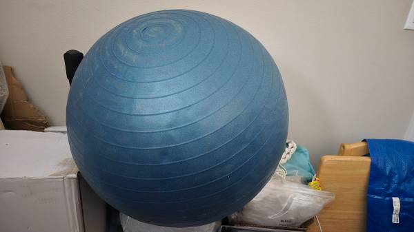 Exercise ball, and yoga mat(s) - $5 (Redmond)63471355208577120