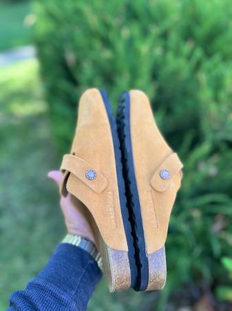 BIRKENSTOCKのBOSTON Mink サイズ41 Boston Soft Footbed Suede Leather in Color Mink | BIRKENSTOCK US