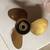New never used 3 blade brass propeller 7 thumbnail