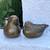 Vintage Brass Duck Mother & Child Bird Figurines Paperweight Partridge 3 thumbnail