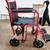 wheel chair with brakes on wheels and handles 1 thumbnail