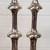 Pair of Black & Silver Candleholders 3 thumbnail