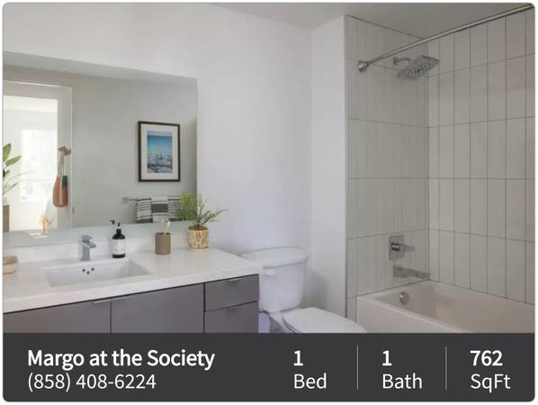 $3,012 / 1hab - 762ft2 - Sueña grande, vive más grande: 1 hab, 1 baño, 762 pies² te esperan. (San Diego - Universidad Estatal de San Diego)63841346289795122