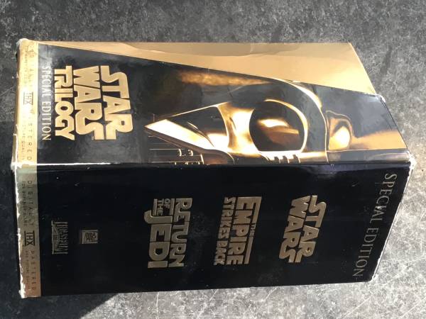 1997 Star Wars Trilogy VCR Special Edition Set 1