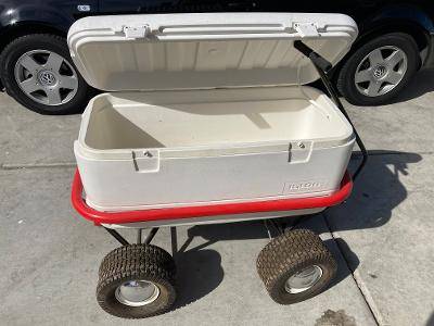 Ice chest on Custom Cartwheels Wagon! - $300 (Palm Springs)62973883266305120