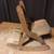 VINTAGE WOODEN ROCKING CHAIR FOR DOLLS FOLDING 2 thumbnail