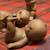 Set of 3 1992 Vintage Jesco Kewpie Doll African American Black Angel Figurines 3 5 thumbnail