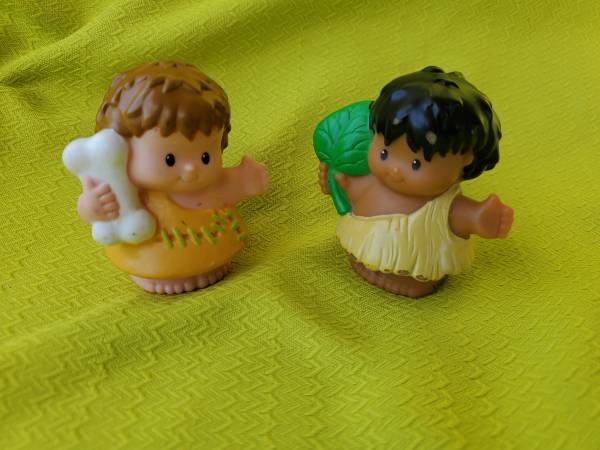 2006 Fisher Price Little People Dino Dinosaurio Hombre de las Cavernas Juguete Lote Raro - $25 (Tacoma)63439403406467121