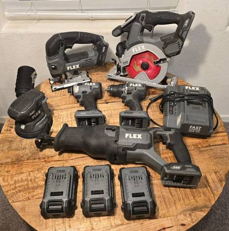 10 piece Flex Power Tools Set 1
