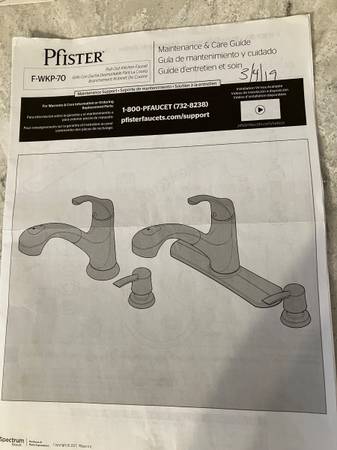 Pfister Kitchen Faucet 1