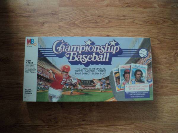 1984 Milton Bradley Championship Baseball Game Unopened 1
