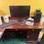Newer executive desk with book shelves and executive chair 4 thumbnail