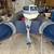 Inflatable Hard Bottom Dinghy with 4 HP Evinrude Outboard Motor 8 thumbnail