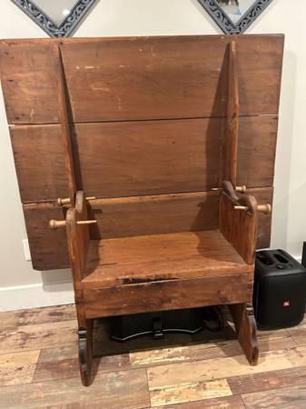 Antique hutch table 1