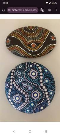 Hand -Painted Mandala Rocks and gifts 1