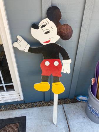 Mickey Mouse Yard art 1