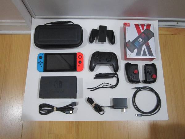 Nintendo Switch Combo Package, Gen 1 V2 - Good Condition 1