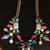 Brand New 20” Statement Necklace Colorful teal pink lime gray black 1 thumbnail